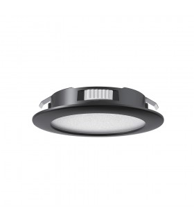 LED МЕБЕЛЕН СПОТ FURNILUX 4W 3CCT (3000K/4000K/6500K) 300 LM Φ55 ММ CUT ЧЕРЕН 12V IP44 ПЛАСТМАСА 60 СМ КАБЕЛ 2028020 VITO