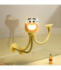 МИНИ LED НОЩНА ЛАМПА FROG ЖЪЛТА 0,5W 3000K 25 LM СЕНЗОРНО УПРАВЛЕНИЕ БАТЕРИИ LR41 5200810 VITO
