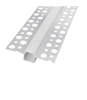 LINEFLEX-4 12.4x13MM 2M СРЕБРИСТ АЛУМИНИЕВ ПРОФИЛ + 2M БЯЛ ДИФУЗЕР + 2БР КРАЙНИ КАПАЧКИ 9930240 VITO