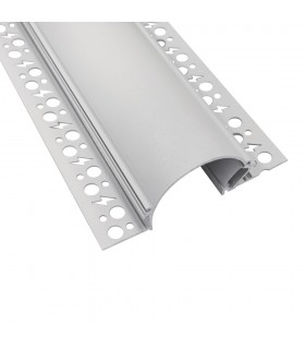 LINEFLEX-5 98.4x33MM 2M СРЕБРИСТ АЛУМИНИЕВ ПРОФИЛ + 2M БЯЛ ДИФУЗЕР + 2БР КРАЙНИ КАПАЧКИ 9930250 VITO