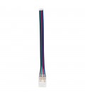 LED КОНЕКТОР ЗА ЛЕНТА CONCR10 10 MM COB RGB С КАБЕЛ, ПРОЗРАЧЕН 2 БР/ПАКЕТ ЗА COB RGB LED ЛЕНТИ.