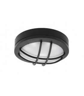LED OUTDOOR BULKHEAD LUZ-BRG 12W 816Lm 4000K (NATURAL WHITE) IP65 Φ170x64mm BLACK 3400870 VITO