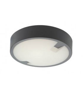 LED OUTDOOR BULKHEAD ORI-C6 18W 1314Lm 4000K (NATURAL WHITE) IP65 Φ220x65mm GREY 2025640 VITO