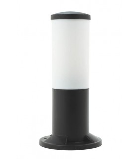 OUTDOOR GARDEN LIGHT WITH POLE TRIESTE-30 1xE27 IP44 Φ95x160x300mm BLACK  3241720 VITO