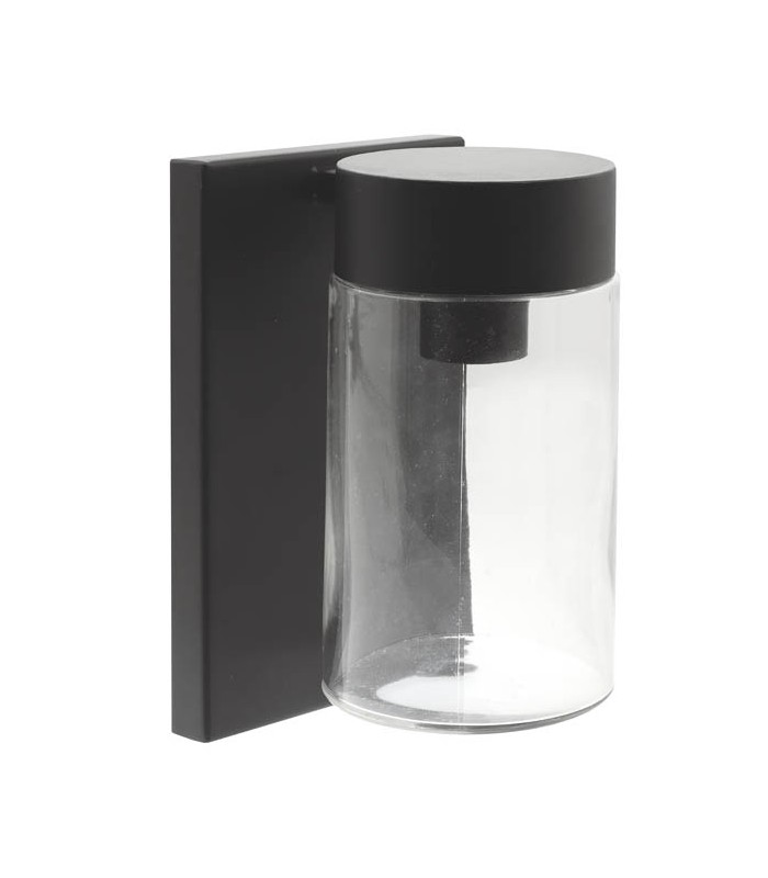 OUTDOOR WALL LIGHT KOTOR W1 Φ116x320mm IP44 STAINLESS STEEL BLACK 3230350 VITO