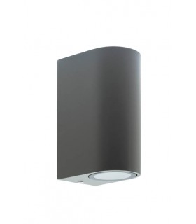 OUTDOOR WALL LIGHT SPIDER 2D GU10 98x145x67mm IP44 UP & DOWN ALUMINIUM, COLOR ANTHRACITE 3230050 VITO