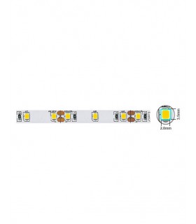 LED STRIP 2835 60CHIPS/m 3,6W/m 330Lm 3000K (WARM WHITE) 12V IP20 5m ROLL 5530130 VITO