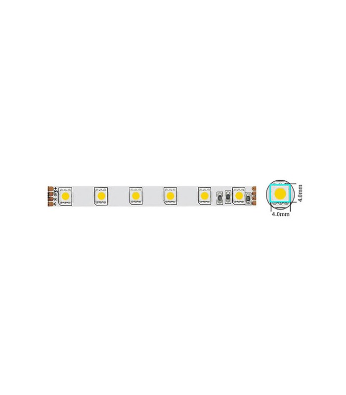 LED STRIP 4040 60CHIPS/m 14,4W/m 1200Lm PRICES PER 1M 6500K (COOL WHITE) 12V IP20 5m ROLL  5540030 VITO