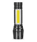 RECHARGEABLE TORCH FLASH-1 3W 200Lm 6000K (COOL WHITE) ALUMINIUM BLACK 5000480 VITO