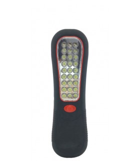 TORCH FLASH-4 WITH HOOK & MAGNET 1W 120Lm 6000K (COOL WHITE) RUBBER BLACK 5000510 VITO