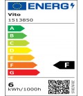 LED BULB SPOTLED-2 6W GU10 414Lm 38o DIMMABLE 2700K (WARM WHITE) 1513850 VITO