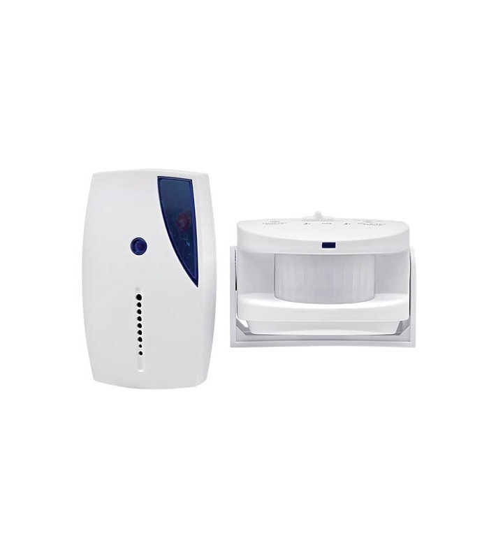 INTELIGENT ALARM SENSOR & WIRELESS DOORBELL WITH BATTERIES WHITE BELLA-6 5800080 VITO