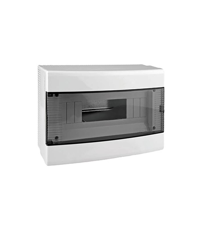FUSE BOX SURFACE MOUNTED 1 LINE 2-6 POSITIONS WITH SEMI TRANSPARENT DOOR 8006060 VITO