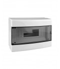 FUSE BOX SURFACE MOUNTED 1 LINE 9 POSITIONS WITH SEMI TRANSPARENT DOOR 8006070 VITO