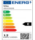 LED SQUARE PANEL DOWNLIGHT RECESSED MOUNTED WITH GLASS LENA-SG 160x160x40mm 12W 1128Lm 3000K (WARM WHITE) 2023520 VITO