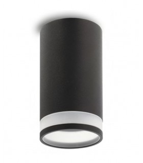 SPOT LIGHT FIXTURE SURFACE MOUNTED LUMO-CS GU10 Φ55x100mm BLACK & TRANSPARENT 2102290 VITO