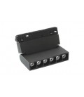 LED MAGNETIC TRACK LIGHT ROTATEABLE MAGNA-S3 6W 480Lm 3000K (WARM WHITE) 36⁰ 110x22x110mm 48V BLACK 2102180 VITO