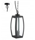 OUTDOOR PENDANT LIGHT MILANO-H 1xE27 IP44 BLACK 3240110 VITO