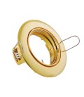 SPOT LIGHT FIXTURE RECESSSED MOUNTED ADJUSTABLE ROUND MARS GU5,3 CUT SIZE Φ75mm GOLDEN 2010160 VITO