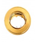 SPOT LIGHT FIXTURE RECESSSED MOUNTED ROUND VT5534 GU5,3 GOLDEN & CHROME 2010370 VITO