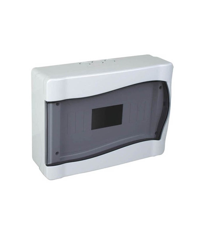 FUSE BOX SURFACE MOUNTED 1 LINE 12 GANG WITH SEMI TRANSPARENT DOOR HALOGEN FREE IP40 ISI-240000012102018 VITO