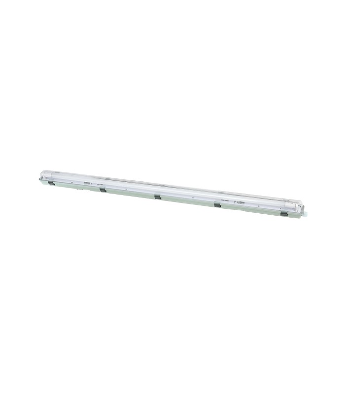 TRIPROOF FIXTURE VIGO FOR 1 x LED TUBES T8 G13 SINGLE ENDED 1262x70x76mm GREY 3310720 VITO