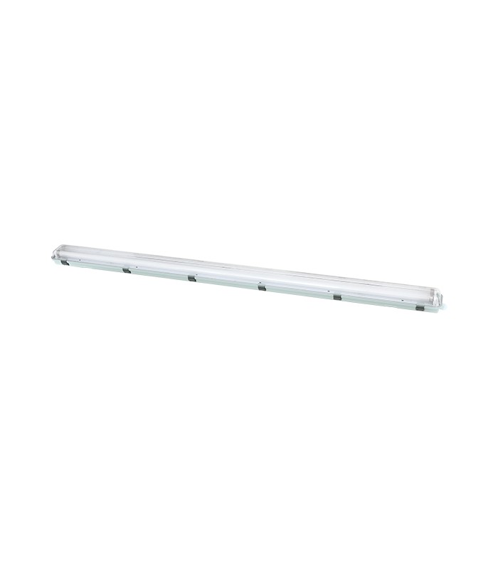 TRIPROOF FIXTURE VIGO FOR 2 x LED TUBES T8 G13 SINGLE ENDED 1560x100x76mm GREY 3310750 VITO