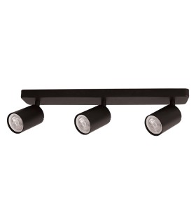 LUGO-3 GU10 BLACK 450x125MM SPOT FIXTURE 2102350 VITO
