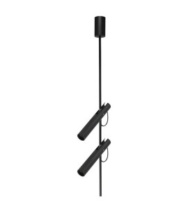 SPOT LIGHT FIXTURE SURFACE MOUNTED CLIMBER-2 φ45*H265 2x7W COB 3000K BLACK L1.3M 2102530 VITO