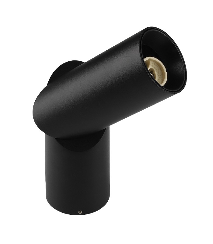 SPOT LIGHT FIXTURE SURFACE MOUNTED HUESCA GU10 ADJUSTABLE ANGLE Ø58X197 BLACK 2102820 VITO