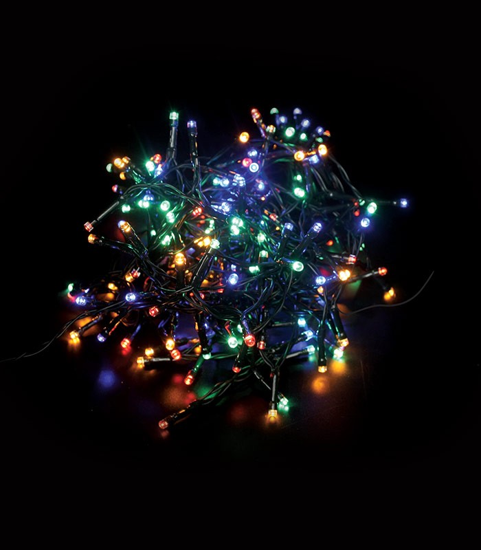 CHRISTMAS LIGHTING NATALE-4 STRING 100LED MC 5M 31V IP44 GREEN 5620340 VITO