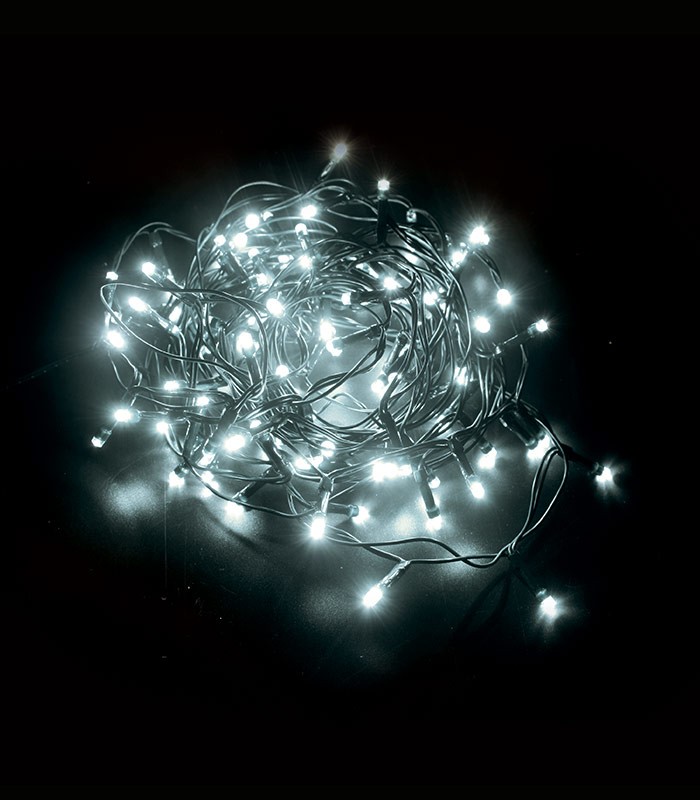 CHRISTMAS LIGHTING NATALE-4 STRING 240LED 6400K 10M 31V IP44 GREEN 5620360 VITO
