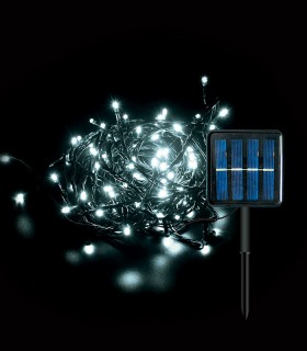 SOLAR DECORATIVE LED LIGHTING NATALE-8 200LED 6400K 10M 1.2V IP44