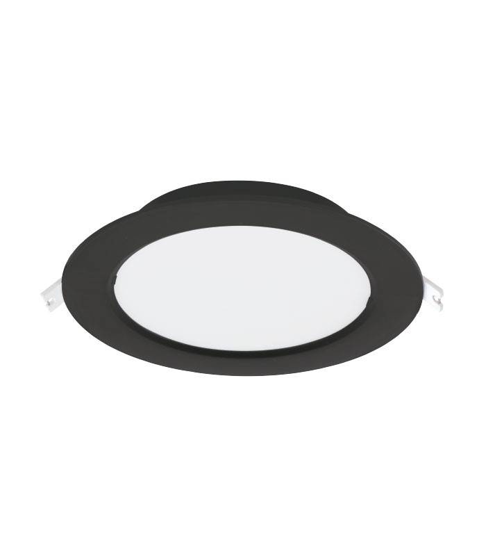 LINA-R 6W 4000K Φ110 BLACK ROUND RECESSED LED PANEL 2027181 VITO