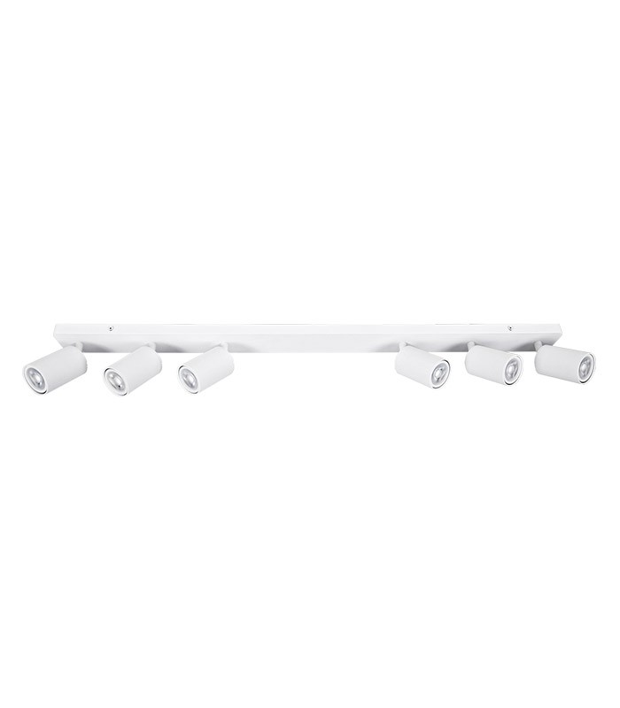 SPOT FIXTURE LUGO-6 GU10 920x125MM BLACK 2103220 VITO