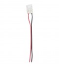 LED STRIP CONNECTOR 8MM-SINGLE WITH CABLE 20PCS-BAG TRANSPARENT 5520310 VITO