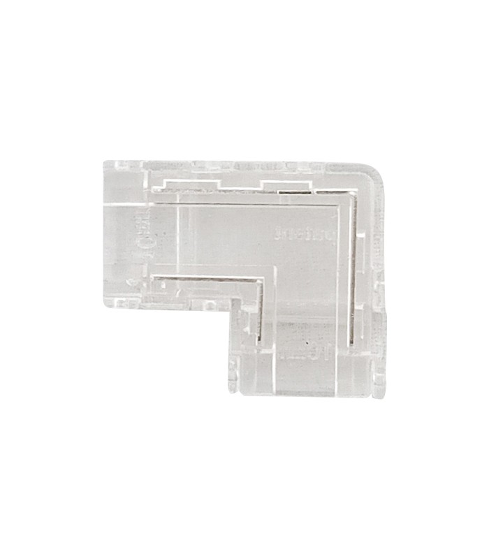 LED STRIP CONNECTOR 10MM-SINGLE L-SHAPE 20PCS-BAG TRANSPARENT 5520331 VITO
