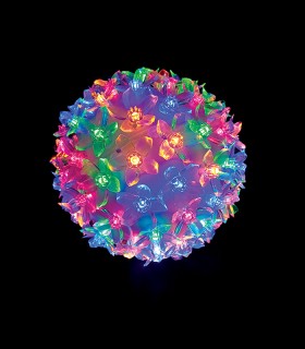 CHRISTMAS LIGHTING NATALE-18 CHERRY BALL 100LED MC 14CM 4.5V IP44 TRANSPARENT 5620730 VITO