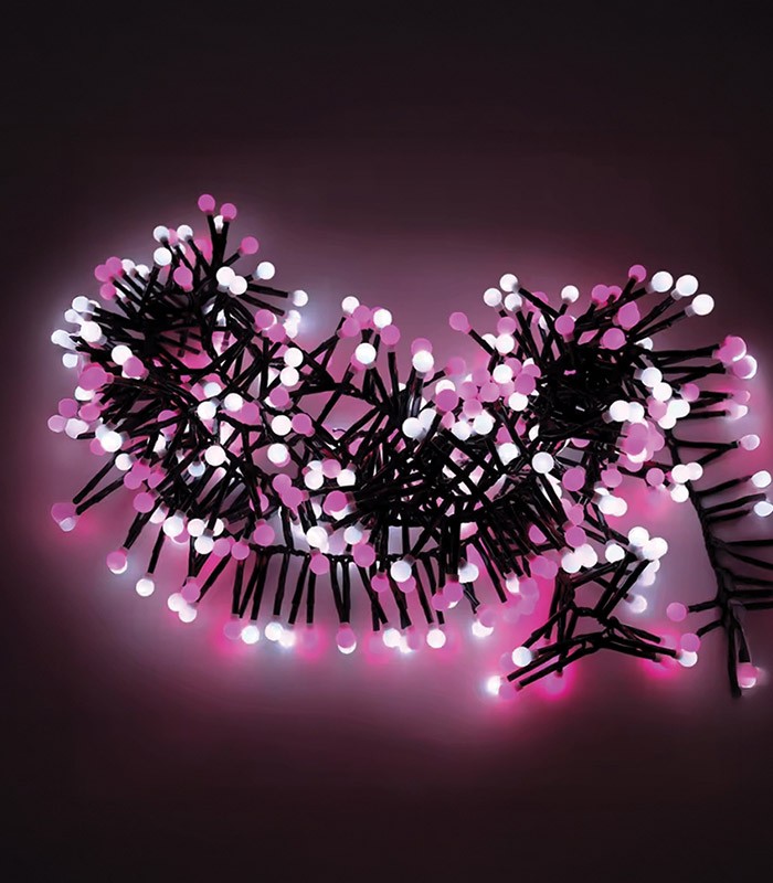 CHRISTMAS LIGHTING NATALE-19 FIRECRAKE 160LED PK+WH 1.5M 31V IP44 GREEN 5620750 VITO