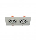 VT/PAN-2/2x5W/COB/6000K/220V/SQUARE/LED SPOTLIGHT 2101210 VITO