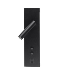 READING LIGHT LINATE-C 12W 3000K 770Lm BLACK 300*80*142 TYPE-C+USB 2103260 VITO