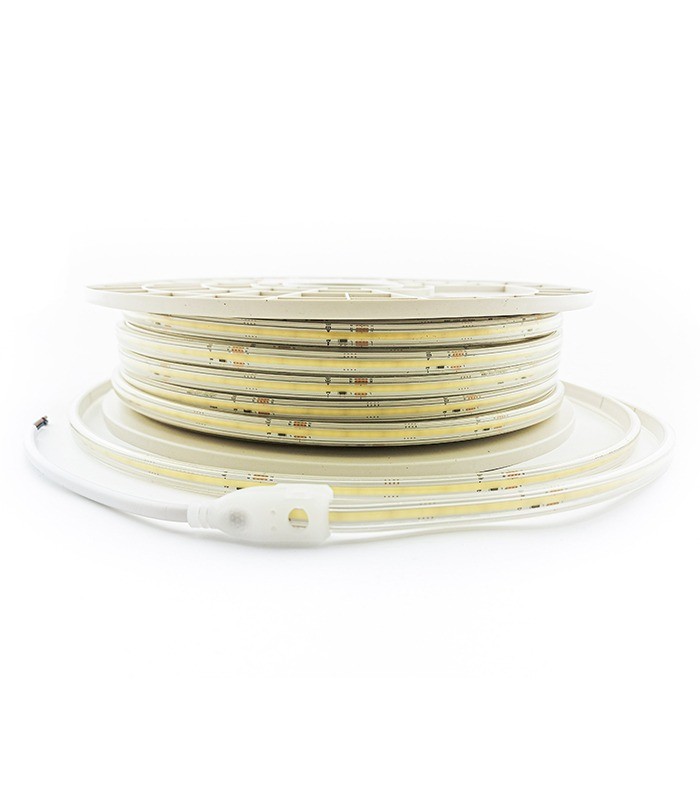COB LED STRIP LEDStrip+ 220V 240xCOB 4000K 12W/m 1200Lm/m IP65 10mm 50m/roll Cut Size 10cm 5541130 VITO
