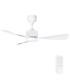 CEILING FAN WITH LED LAMP FANLUX-C3 18W 3xCCT (3000K/4500K/6500K) 1530Lm 106CM WHITE REMOTE 2027740 VITO