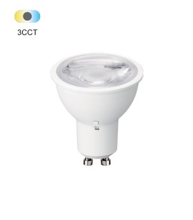 LED BULB ADVANCE-PRO PAR16 GU10 6W 3CCT (2700K/4000K/6400K) 660Lm 38° WHITE 1519920 VITO