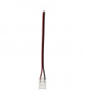 LED STRIP CONNECTOR CONMS8 8MM-SINGLE WITH 10CM CABLE TRANSPARENT 2PCS-BAG 5520312 VITO