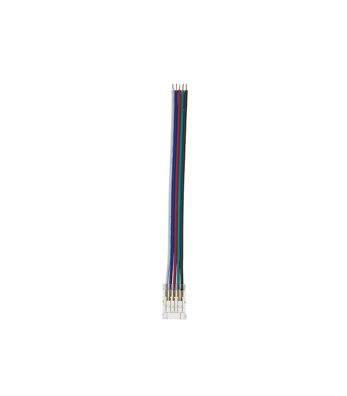 LED STRIP CONNECTOR CONRS10 10MM-RGBW WITH 10CM CABLE TRANSPARENT 2PCS-BAG 5520343 VITO