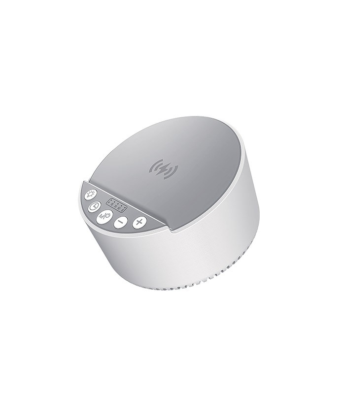 BEAT 5IN1 BT Speaker-Sleeping Sounds-Wireless Charger-RGB Light-Phone Holder WHITE 5901000 VITO
