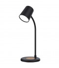 BLACKY 3IN1 BT Speaker-Table Lamp-15W Wireless charger BLACK 5901050 VITO