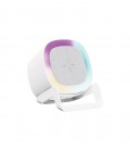 SOUNDLIGHT 4IN1 BT SPEAKER-LIGHT-15W WIRELESS CHARGER-PHONE HOLDER WHITE