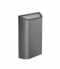 LED FACADE LIGHT ADRIA-UD2 8W 3CCT (3000K/4000K/6500K) 360Lm UP&DOWN IP65 220x113x51mm ANTHRACITE 3230561 VITO